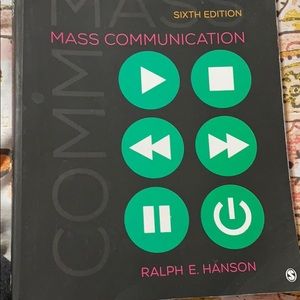 Mass Communication book by Ralph Hanson 6th ed.